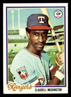 1978 Topps #67 Claudell Washington Near Mint  ID: 518851
