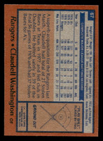 1978 Topps #67 Claudell Washington Near Mint  ID: 518851
