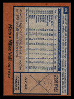 1978 Topps #69 Mike Vail Near Mint  ID: 518859
