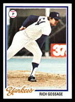 1978 Topps #70 Rich Gossage Near Mint  ID: 518865