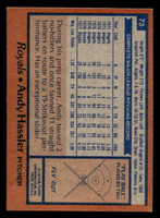 1978 Topps #73 Andy Hassler Ex-Mint  ID: 518876