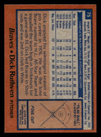 1978 Topps #75 Dick Ruthven Near Mint  ID: 518884