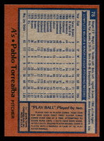 1978 Topps #78 Pablo Torrealba Near Mint  ID: 518898