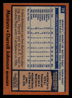 1978 Topps #79 Darrell Johnson/ DP Near Mint  ID: 518904