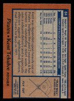 1978 Topps #84 Kent Tekulve Near Mint  ID: 518925
