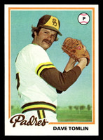1978 Topps #86 Dave Tomlin Near Mint+  ID: 518932