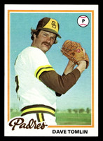 1978 Topps #86 Dave Tomlin Near Mint+  ID: 518934
