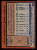 1978 Topps #87 John Lowenstein Ex-Mint  ID: 518937
