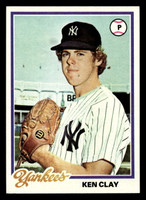 1978 Topps #89 Ken Clay Near Mint RC Rookie  ID: 518946