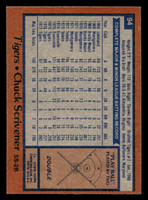 1978 Topps #94 Chuck Scrivener Near Mint+ 