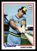 1978 Topps #95 Jamie Quirk Near Mint  ID: 518968