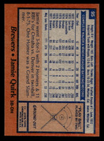 1978 Topps #95 Jamie Quirk Near Mint  ID: 518968