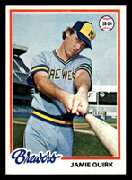 1978 Topps #95 Jamie Quirk Ex-Mint 