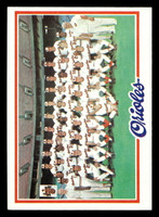 1978 Topps #96 Orioles Team Ex-Mint  ID: 518974