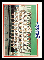 1978 Topps #96 Orioles Team Near Mint+ 