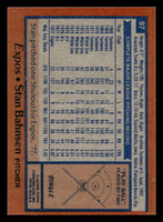 1978 Topps #97 Stan Bahnsen Near Mint  ID: 518979