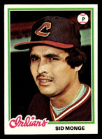 1978 Topps #101 Sid Monge Ex-Mint  ID: 518993