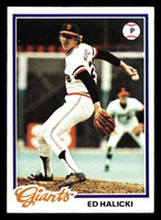 1978 Topps #107 Ed Halicki Near Mint  ID: 519018
