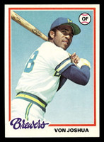 1978 Topps #108 Von Joshua Near Mint  ID: 519021