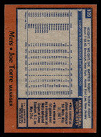 1978 Topps #109 Joe Torre MG Near Mint  ID: 519025