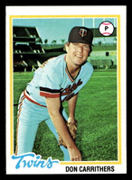 1978 Topps #113 Don Carrithers Near Mint  ID: 519041