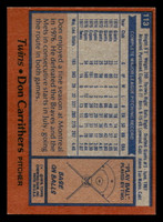 1978 Topps #113 Don Carrithers Near Mint  ID: 519043