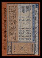 1978 Topps #119 Dennis Martinez Ex-Mint 