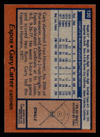 1978 Topps #120 Gary Carter Near Mint+  ID: 519071