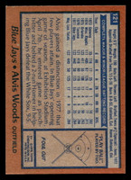 1978 Topps #121 Alvis Woods Near Mint  ID: 519074