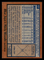 1978 Topps #121 Alvis Woods Near Mint  ID: 519076