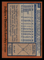 1978 Topps #122 Dennis Eckersley Near Mint+  ID: 519077