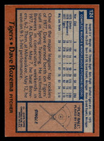 1978 Topps #124 Dave Rozema Near Mint RC Rookie 