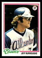 1978 Topps #130 Jeff Burroughs Near Mint  ID: 519112