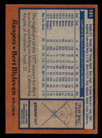 1978 Topps #131 Bert Blyleven Near Mint+  ID: 519114