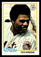 1978 Topps #134 Steve Henderson Near Mint RC Rookie  ID: 519128