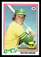 1978 Topps #139 Wayne Gross Near Mint  ID: 519147