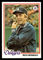 1978 Topps #145 Rick Monday Ex-Mint 