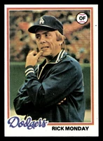 1978 Topps #145 Rick Monday Near Mint  ID: 519171