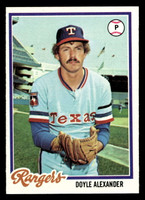 1978 Topps #146 Doyle Alexander Near Mint  ID: 519176