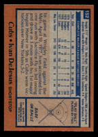 1978 Topps #152 Ivan DeJesus Near Mint RC Rookie  ID: 519198