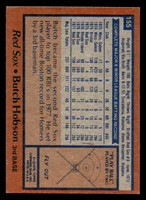 1978 Topps #155 Butch Hobson Ex-Mint 