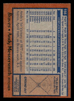 1978 Topps #156 Andy Messersmith Near Mint+  ID: 519213