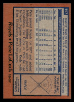 1978 Topps #157 Pete LaCock DP Near Mint  ID: 519220