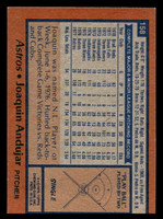 1978 Topps #158 Joaquin Andujar Near Mint  ID: 519223