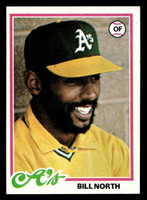 1978 Topps #163 Bill North Near Mint  ID: 519242