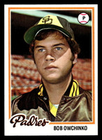 1978 Topps #164 Bob Owchinko Near Mint+ RC Rookie 
