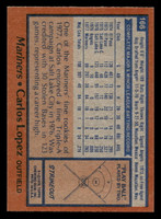 1978 Topps #166 Carlos Lopez Near Mint+  ID: 519253