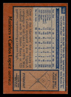 1978 Topps #166 Carlos Lopez Near Mint+  ID: 519254