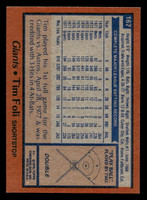 1978 Topps #167 Tim Foli Near Mint  ID: 519259