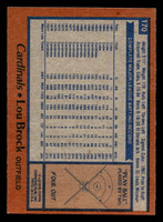 1978 Topps #170 Lou Brock Excellent+  ID: 519272